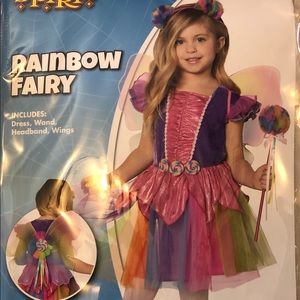 Toddler Rainbow Fairy costume 5T-6T